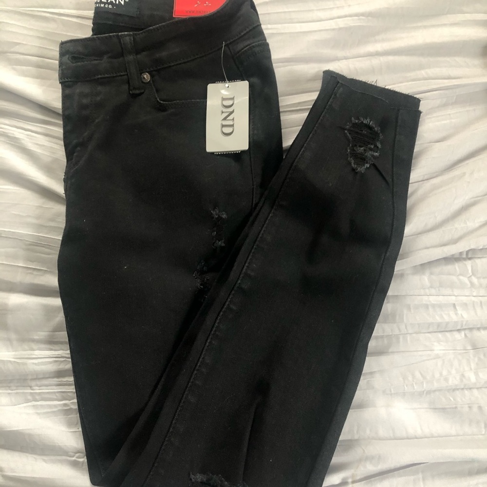 Cute Black Ripped Jeans